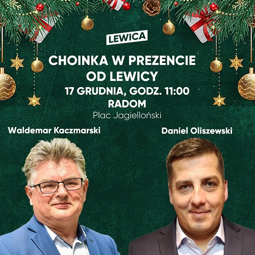 Lewica choinka pod choinkę 17.12.2022r. a